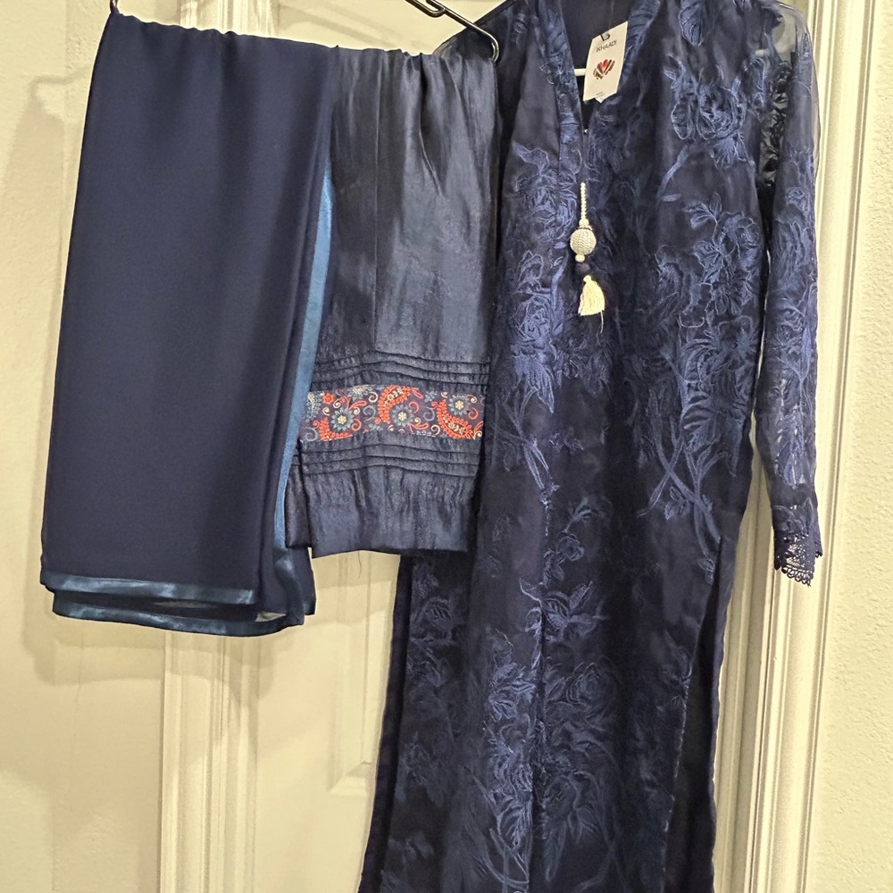 3 piece Khadi Brand Shalwar Kameez